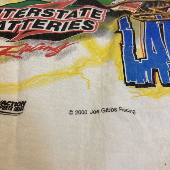 Vintage 2000 Y2K Nascar Racing Rare Short Sleeve Hit Bobby Labonte T-shirt Sz XL - Picture 6 of 9